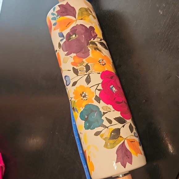 Pioneer Woman NWOT collectible 18" Timeless floral collector ceramic rolling pin - Picture 1 of 5